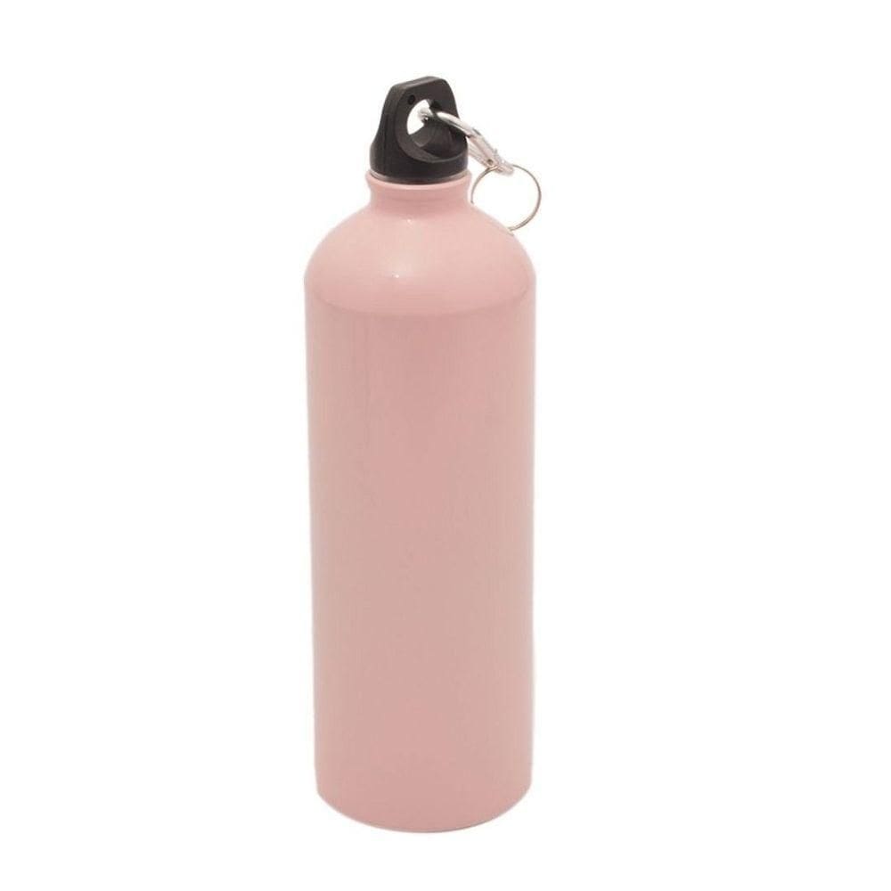 Garrafa Academia Squeeze Alumínio Prime Rosa 750ml Mosquetão - Fratelli