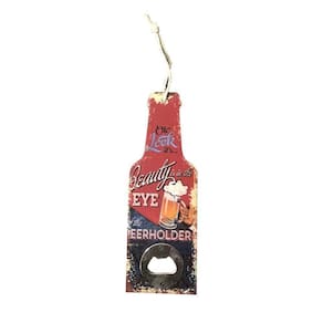 Abridor Decorativo Vermelho 20x7cm - D`rossi