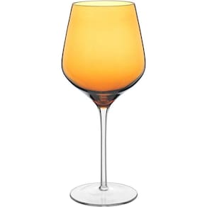 Jogo 2 Taças água Vinho Home&co Ballet Vidro 540ml 23x10x10cm âmbar