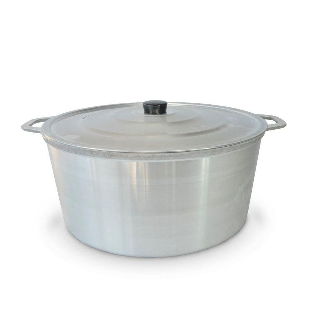 Panelão Fundido Alumínio Batido 36cm Panela Grande - Polida