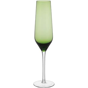 Jogo 2 Taças Champanhe Home&co Ballet Vidro 195ml 26x7x7cm Verde