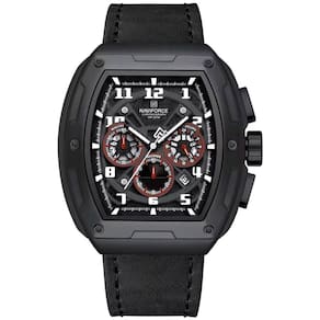 Relógio De Pulso De Quartzo Tonneau Desgin Esportivo Luminoso Impermeavel Preto