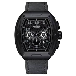 Relógio De Pulso De Quartzo Tonneau Desgin Esportivo Luminoso Impermeavel Cinza