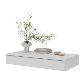 Aparador 90cm Suspenso Com 1 Gaveta Multimóveis CR50100 Branco