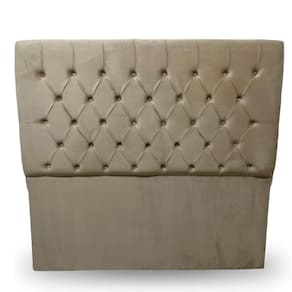Painel Cabeceira Viena Estofada Casal 1,40m Cama Box Bege