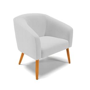 Cadeira Sala De Jantar Pé Palito Castanho Stella Veludo D03 - D\`rossi Cor Cinza