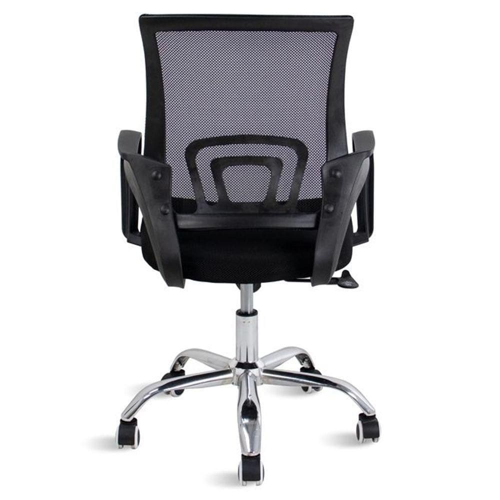 Cadeira De Escritório Tela Mesh Begonia Ergonômica Giratória
