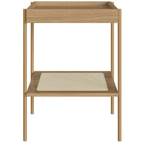 Mesa Lateral Para Sala De Estar Industrial Indy A03 Hanover Dourado