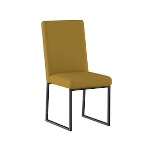 Cadeira De Jantar Com Base Ferro Preto Luxo Balaqui Decor Cor:capuccino Capuccino