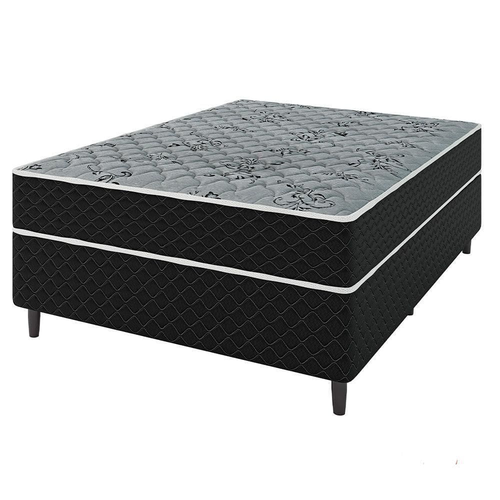 Cama Box Casal Molas Ensacadas Sibéria Uma 188cm X 138cm