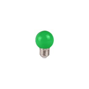 Lâmpada Led Bolinha E27 Luz Verde 1W 220V - Ctb