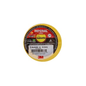 Fita Isolante Amarela 10M 0,13Mmx18mm Imperial - 3M