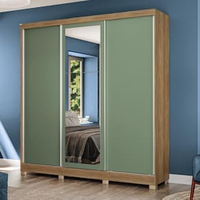Guarda-roupa Casal 3 Por Reversiveis De Correr 3 Esp 3 Gav