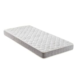 Colchão De Solteiro Com Espuma D23 88x188cm Inducol Cr451b Cinza Cinza