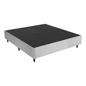 Base Box Sommier Casal 138x188cm Columbus Inducol Cr35247c Cinza Cinza