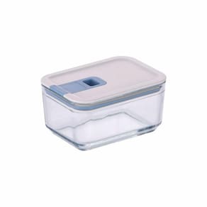 Pote De Vidro Hermético Retangular - Tampa Com Alavanca - 500ml - Perfect Seal - Neoflam