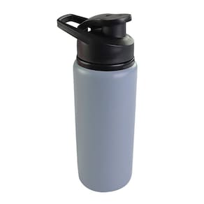 Garrafa Squeeze Alumínio 600 Ml Com Alça Diversas Cores Corcor:cinza