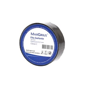 Fita Isolante Preta 10M 0,13Mmx19mm - Margirius
