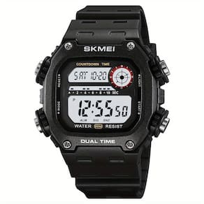 Relógio Skmei Esportivo à Prova D`água 50m Display Luminoso Cinza