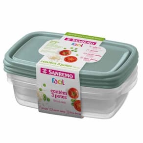 Kit Pote 785ml Sanremo Com 3 Ref.sr165/7c