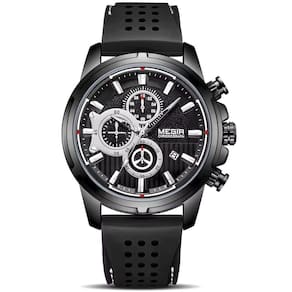 Relógio Masculino Esportivo De Quartzo Design Casual à Prova D` água Preto