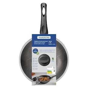 Frigideira Funda Tramontina Paris Em Alumínio Com Revestimento Interno E Externo Em Antiaderente Starflon Max Chumbo Com