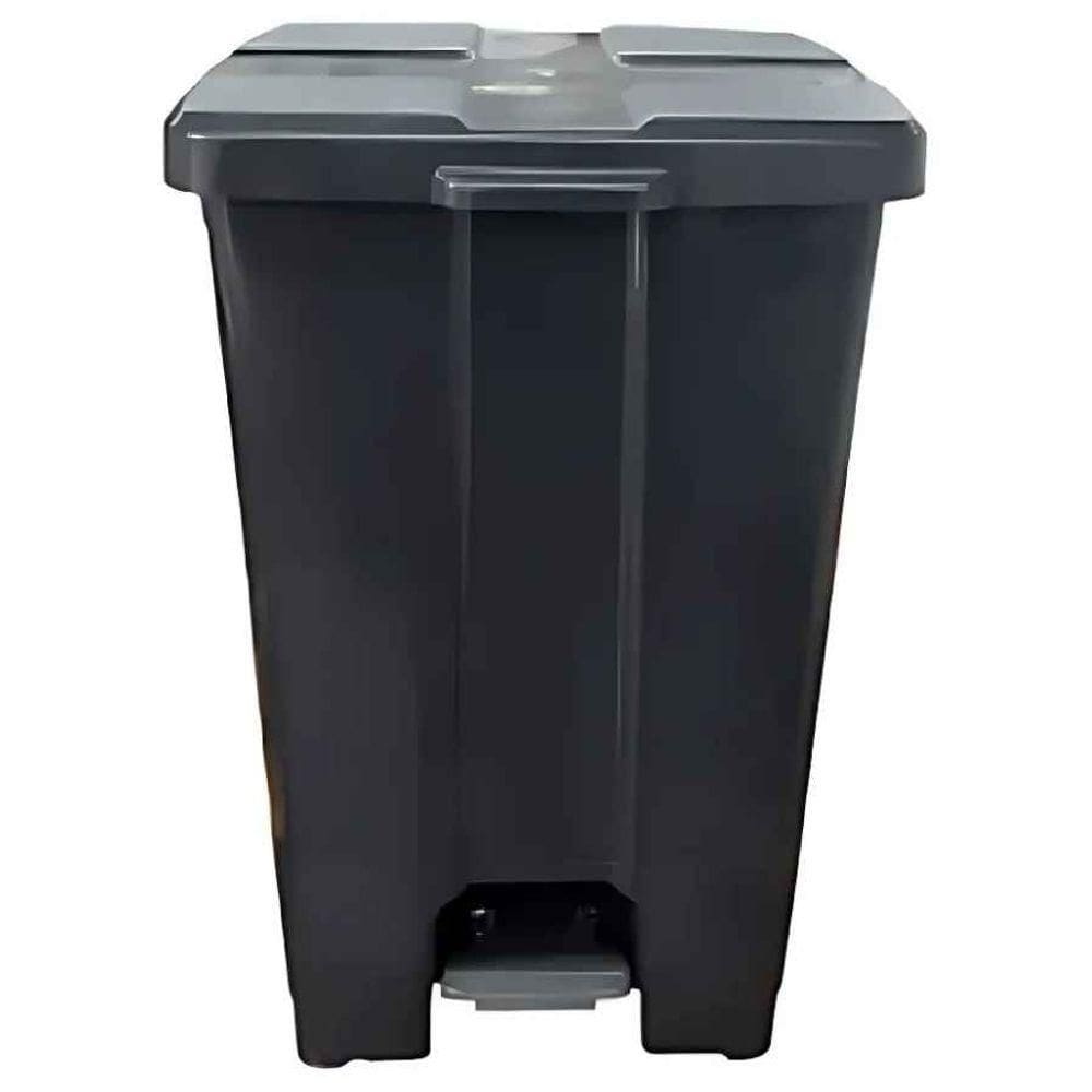Cesto C/pedal 60 Lts Retangular Preto P60p