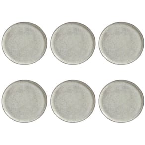 Conjunto De Pratos Rasos 06 Peças Bio Pistache Porto Brasil