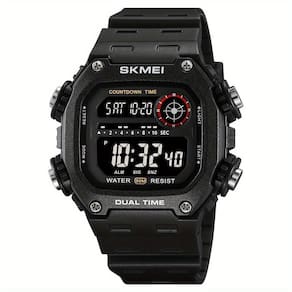 Relógio Skmei Esportivo à Prova D`água 50m Display Luminoso Preto