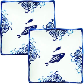 Kit 12 Tigela Sobremesa Bowl Praia Peixe Oceano Náutico 12cm