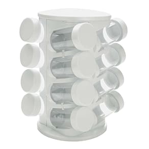 Porta Temperos Com 16 Peças Branco - Mimo Style