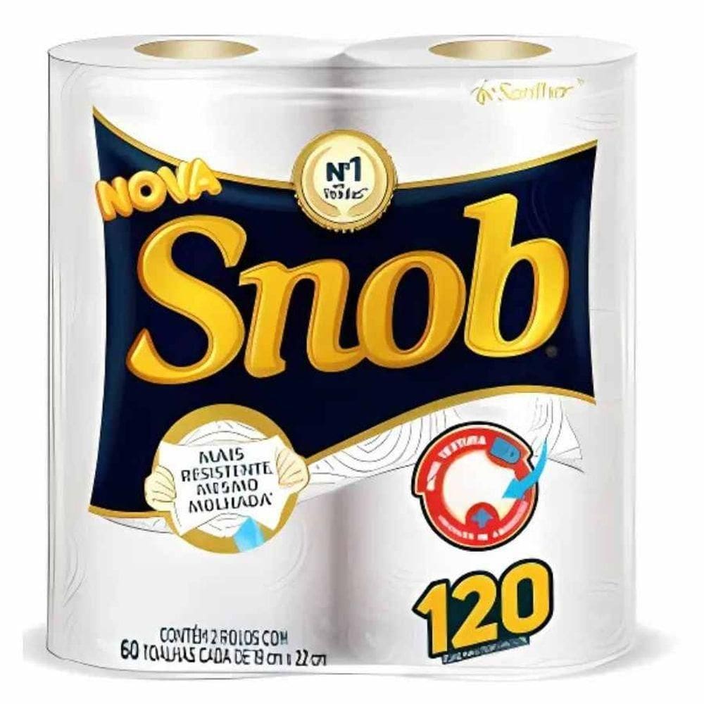 Papel Toalha Para Cozinha Snob Com 2 Un