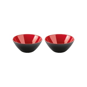 Bowl Em Acrílico 2 Peças 12cm Preto