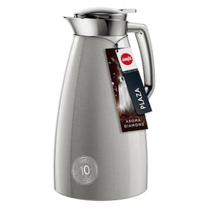 Garrafa Térmica Plaza Quick Tip 1l Emsa Prata