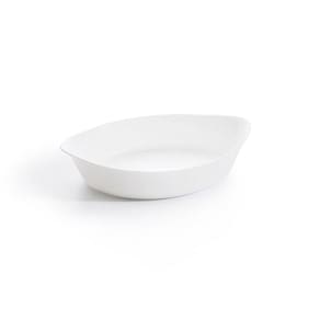 Travessa Oval Smart Cuisine Em Vidro Temperado Luminarc Branco