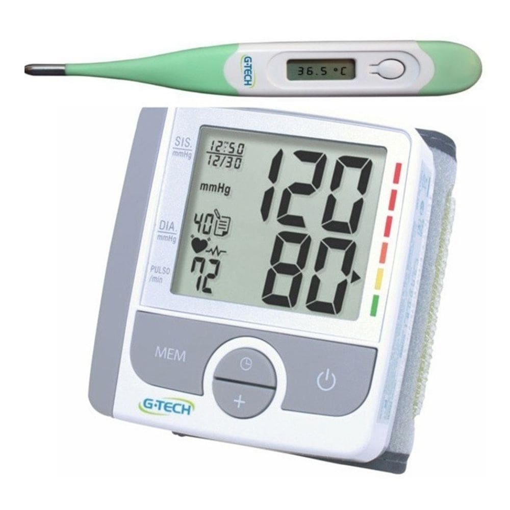 Aparelho De Medir Pressão Com Termômetro