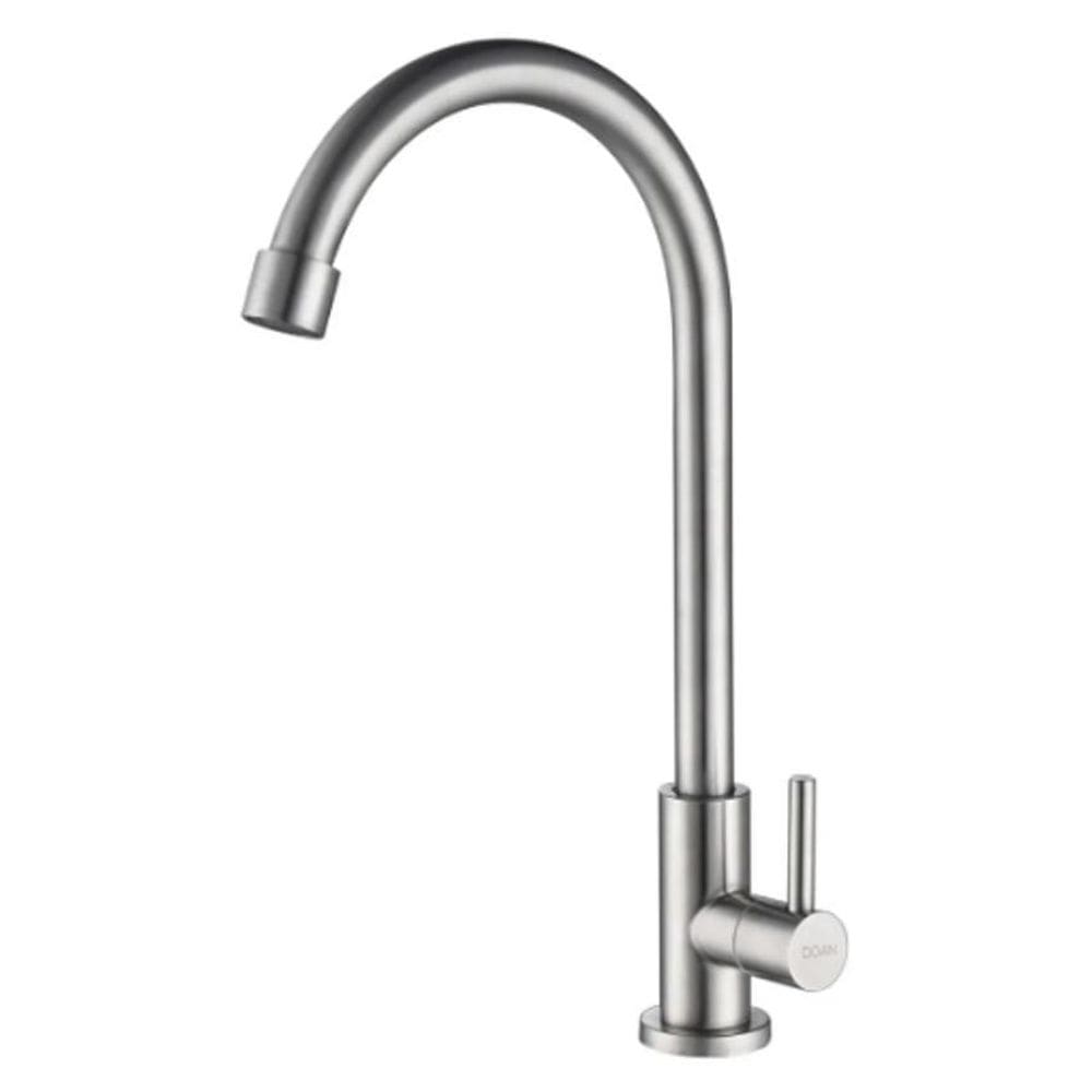 Torneira Longa Bancada Doan 1/4 De Volta Com Arejador Inox02
