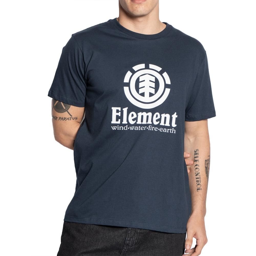 Camiseta Element Vertical Color SM25 Masculina Marinho