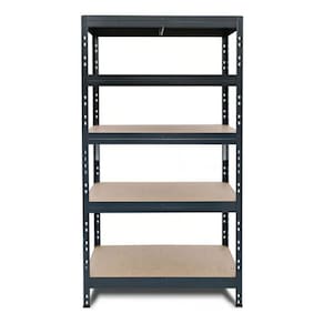 Estante De Aco E Madeira 5 Prateleiras 176X90X40Cm Fixser