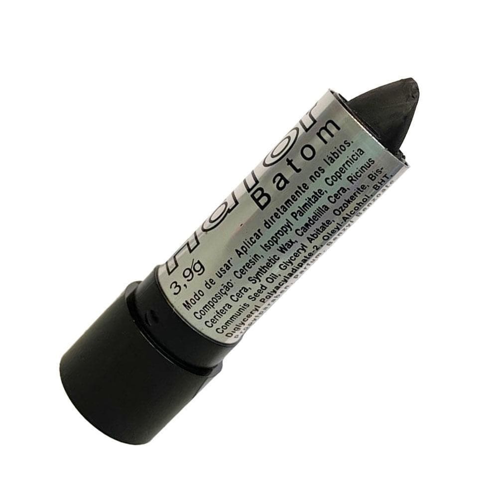 Batom Preto Cor 02 3,9G 1 Unidade Matte Halloween Hator