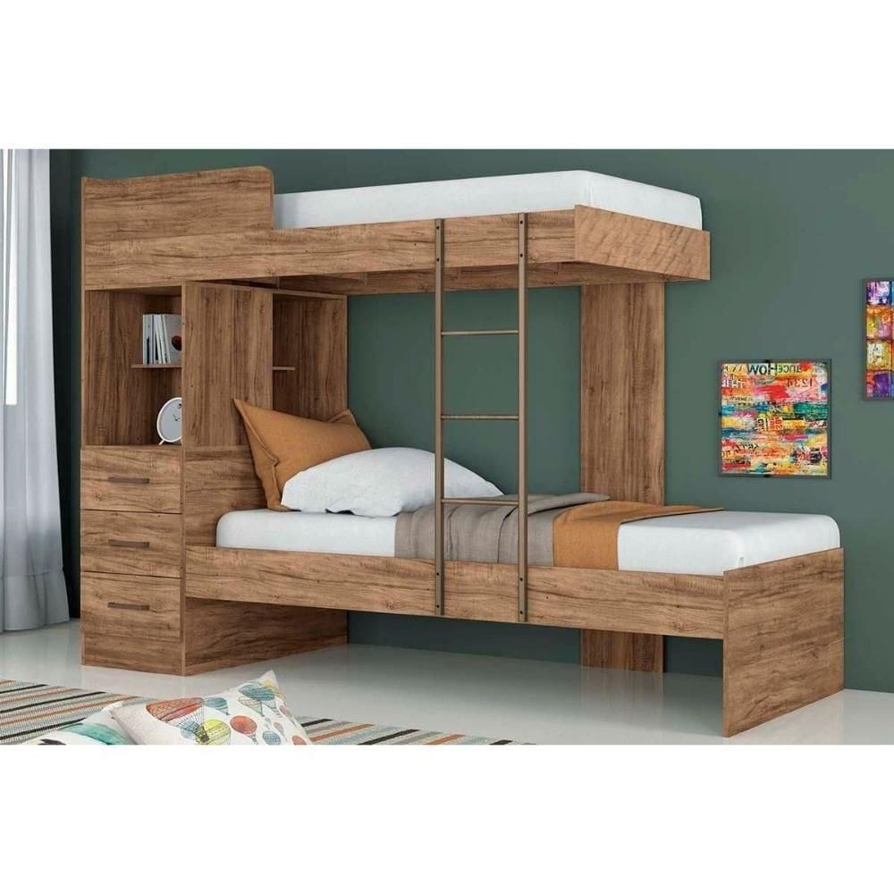 Beliche Havana Plus C/ 3 Gavetas Jatoba - Santos Andirá