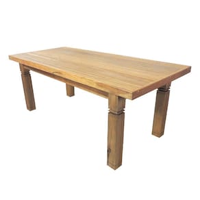 Mesa Jantar área Gourmet Colonial Madeira Maciça 2,50m
