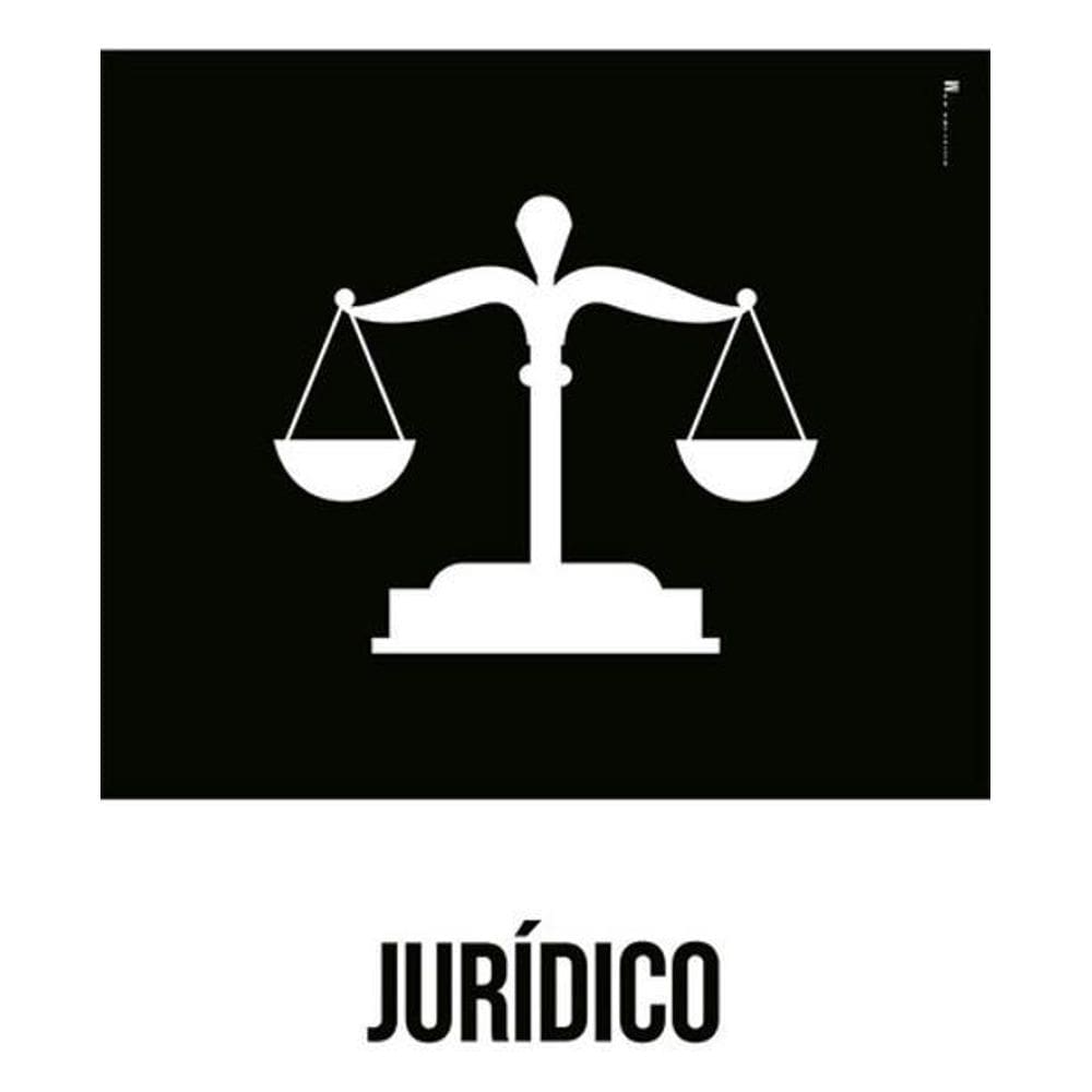 Kit 3 Placas Desenho Jurídico