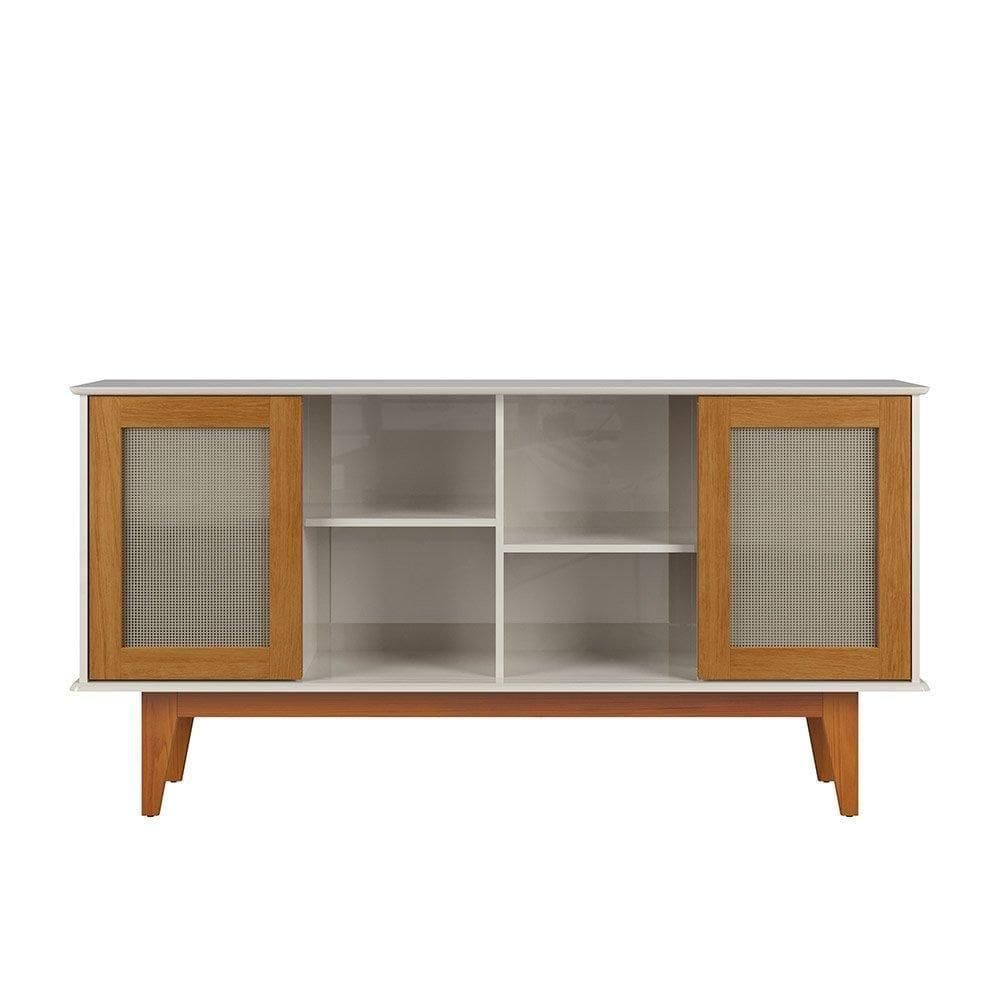 Buffet Detroit 04 Portas Off White/Nature - Tebarrot