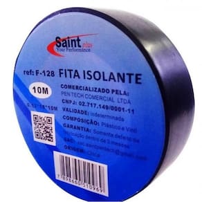 10 rolos de Fita Isolante ( 10mts ) anti-chama Saint Plus Ref-128