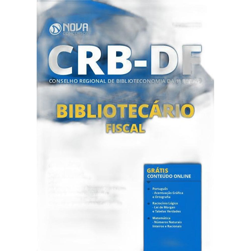 Apostila CRB DF - Bibliotecário - Fiscal