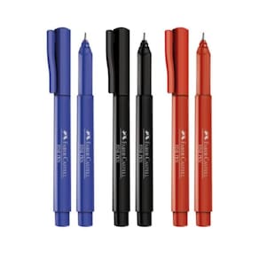 Caneta Ponta Porosa 0.4mm Faber-Castell - Fine Pen (Unidade)