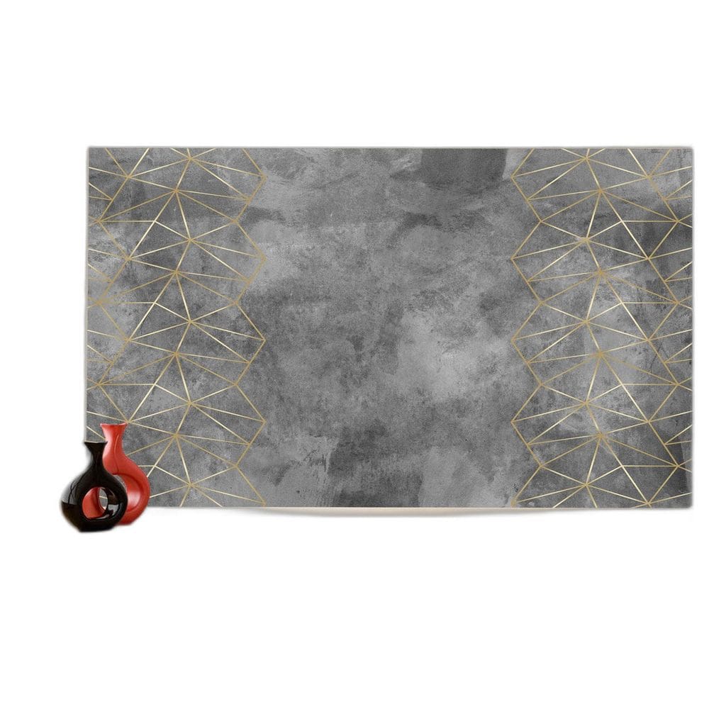 Papel De Parede 3D Concreto Queimado Risco Bege 3,5M Kkt164