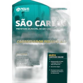 Apostila São Carlos SP 2019 Coordenador Pedagógico