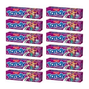 Creme Dental Tandy 50G Uva - Kit Com 12Un